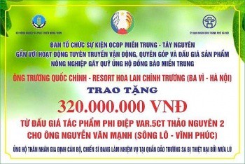 Tấm lòng vàng hướng về đồng bào miền Trung