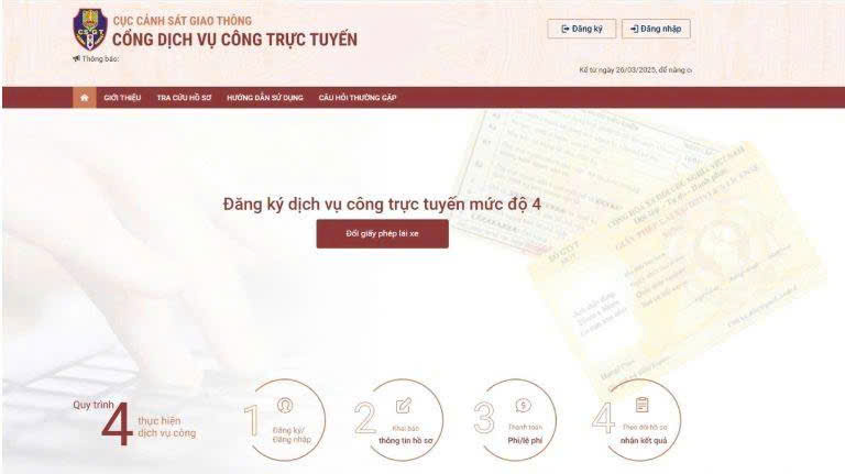 Cục CSGT chính thức vận hành trang dịch vụ công cấp đổi giấy phép lái xe 1 z6446015933328 6ebd9f962b7d601b242f7454836df19c