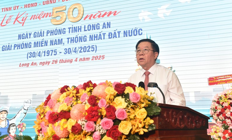 Long An kỷ niệm 50 năm giải phóng tỉnh và giải phóng miền Nam, thống nhất đất nước 1 148
