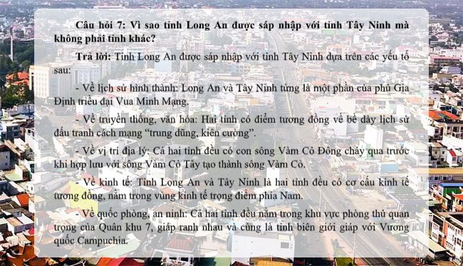 Long An nêu lý do sáp nhập với Tây Ninh mà không phải tỉnh khác 1 176