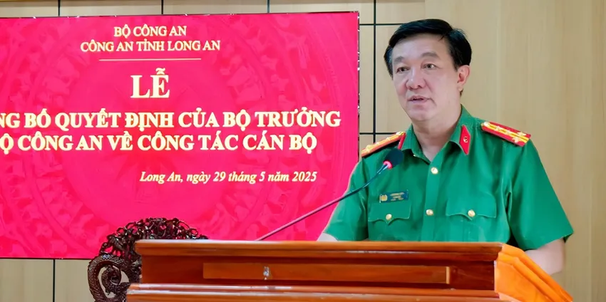 Phó Giám đốc Công an tỉnh Long An nghỉ hưu sau 38 năm công tác 2 461