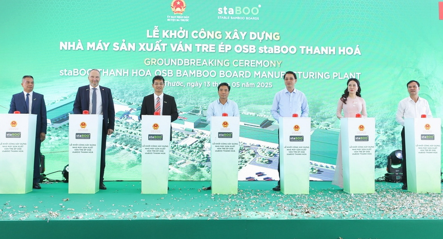 Chính thức khởi công nhà máy sản xuất ván tre ép quy mô lớn nhất thế giới tại tỉnh đông dân nhất Việt Nam 1 IMG 4417