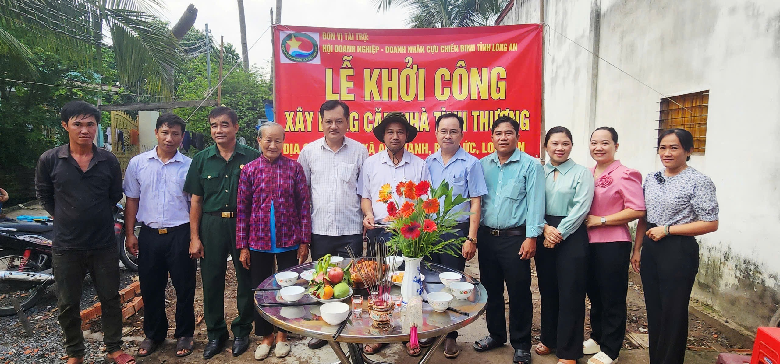 Long An: Khởi công xây dựng nhà tình thương cho hộ nghèo tại xã An Thạnh 1 IMG 4486