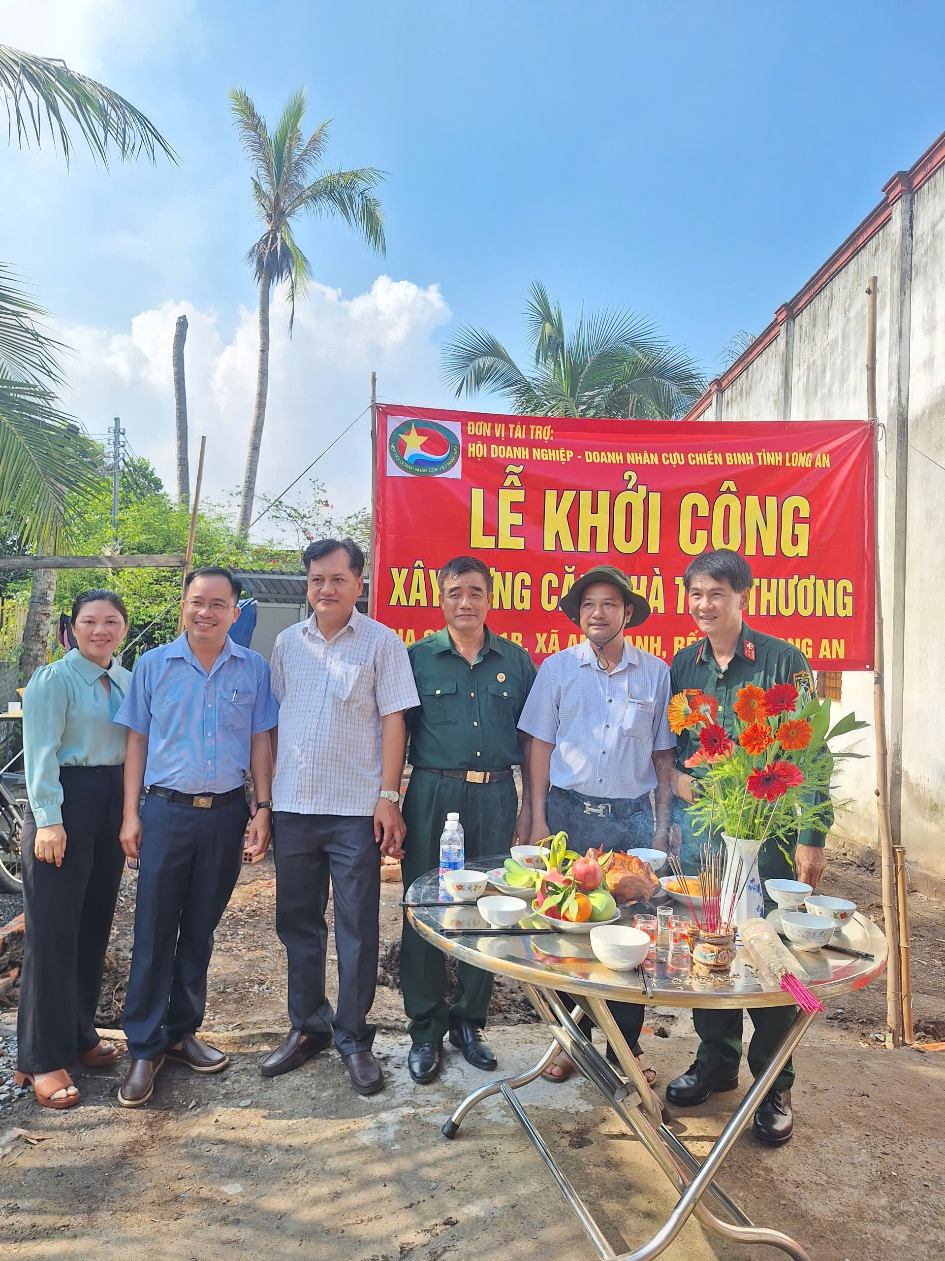 Long An: Khởi công xây dựng nhà tình thương cho hộ nghèo tại xã An Thạnh 3 IMG 4490