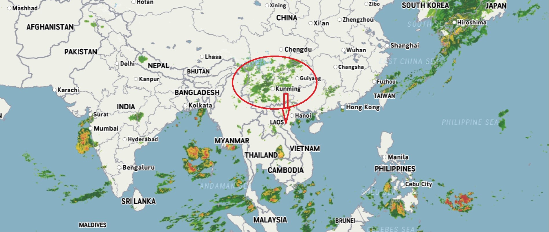 Gió mùa Đông Bắc trái mùa những hiện tượng thời tiết bất thường đang xảy ra 1 anh thoi tiet