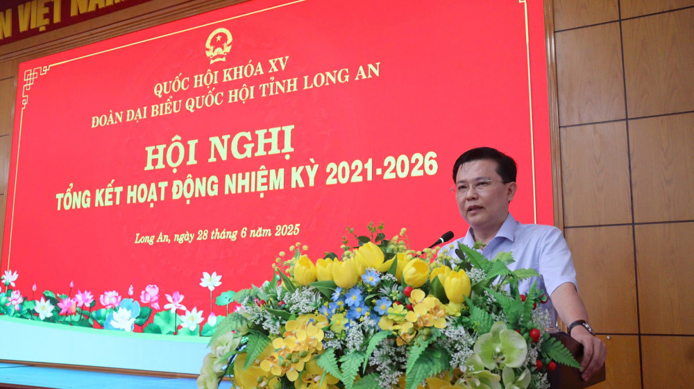 Đoàn đại biểu Quốc hội tỉnh Long An: Hoàn thành trọng trách trước cử tri và nhân dân 6 28 6 2025 3 Doan DBQH tinh Long An hoan thanh trong trach truoc cu tri va Nhan dan