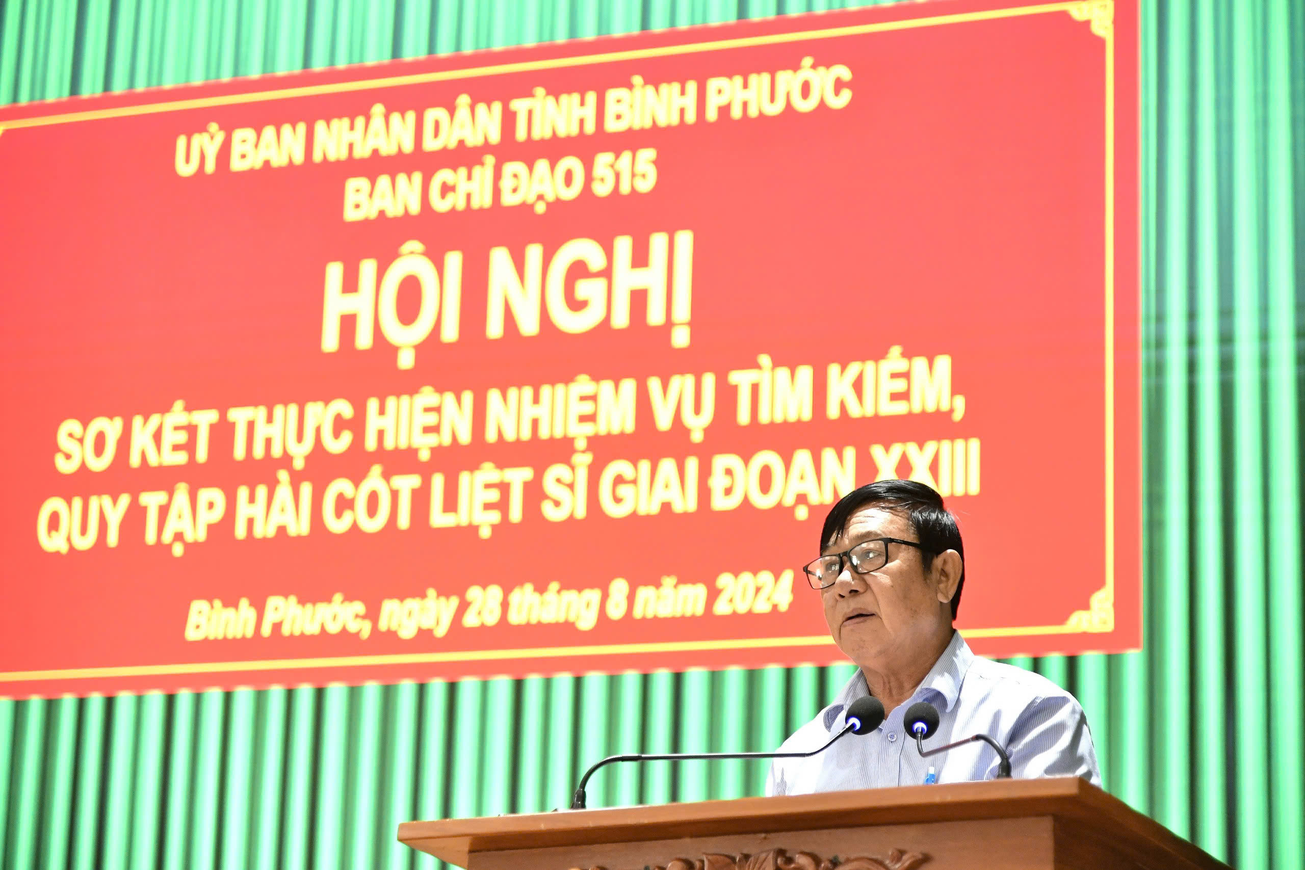 Hội Cựu chiến binh tỉnh Bình Phước phối hợp với Lực lượng vũ trang tỉnh trong xây dựng, củng cố hệ thống chính trị cơ sở 4 Dai ta Huynh Van Nuoc CT Hoi CCB tinh