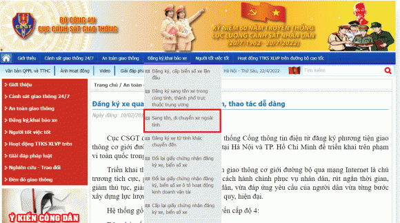 Kể từ bây giờ: Thủ tục sang tên xe máy không cần chủ cũ rất đơn giản, chỉ tốn 100 nghìn đồng 3 IMG 6119