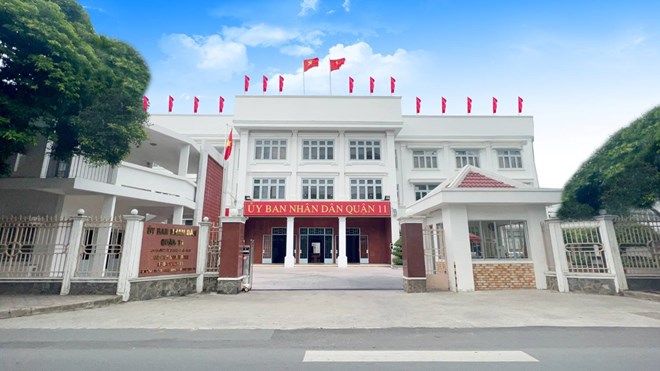 Trụ sở UBND Quận 11 ở TPHCM trở thành trụ sở của phường Bình Thới mới 1 Quan 11