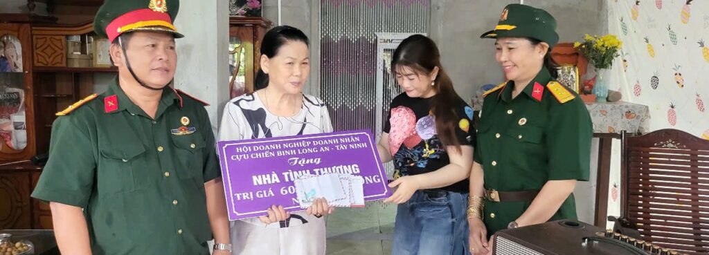 Hội Doanh nhân Cựu chiến binh bàn giao nhà cho hội viên tại Tây Ninh 6 C6