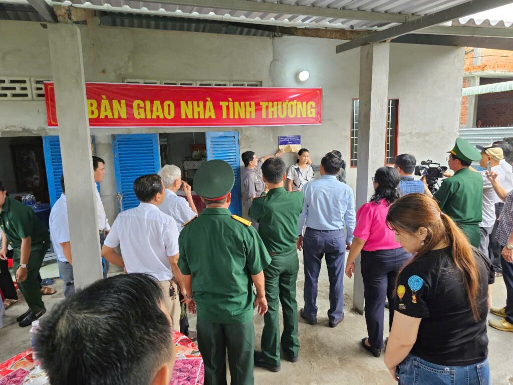 Hội Doanh nhân Cựu chiến binh bàn giao nhà cho hội viên tại Tây Ninh 1 c1 1
