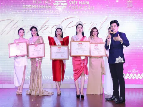 Miss tài năng Nguyễn Thị Duyên giản dị tham dự Thanks Party Hoa hậu Doanh nhân Việt Nam Toàn cầu 2020