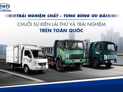 TMT Motors tổ chức chuỗi Sự kiện lái thử và trải nghiệm các dòng xe tải trên toàn quốc