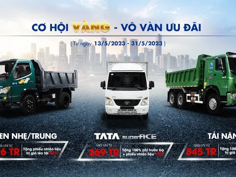 TMT Motors tung ưu đãi cực sốc tháng 5, giá bán chỉ từ 269 triệu đồng