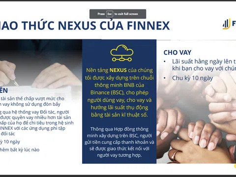 FINNEX: GIAO THỨC NEXUS - NỀN TẢNG GIAO DỊCH TRÊN BLOCKCHAIN