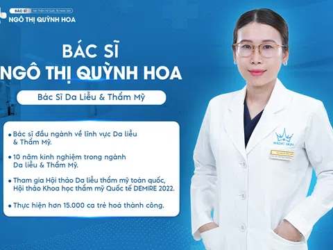 Bác sĩ  Ngô Thị Quỳnh Hoa và sứ mệnh mang lại làn da trẻ hóa cho phụ nữ Việt Nam