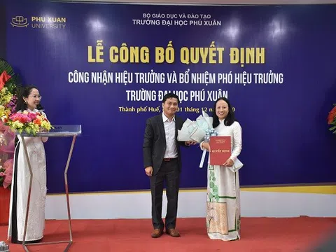 Đại học Phú Xuân bổ nhiệm hiệu trưởng mới