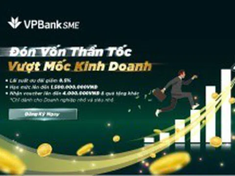 VPBank giảm lãi suất, mạnh tay tiếp vốn cho doanh nghiệp nhỏ dịp cuối năm