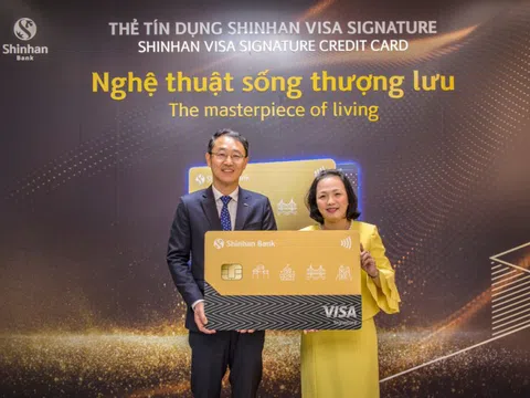 Ngân hàng Shinhan ra mắt thẻ tín dụng Visa Signature