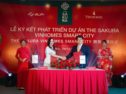 Vinhomes ‘bắt tay’ tập đoàn Nhật Bản phát triển dự án The Sakura