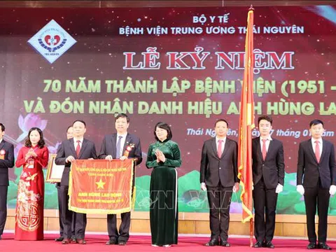 Lễ kỷ niệm 70 năm Ngày thành lập Bệnh viện Trung ương Thái Nguyên