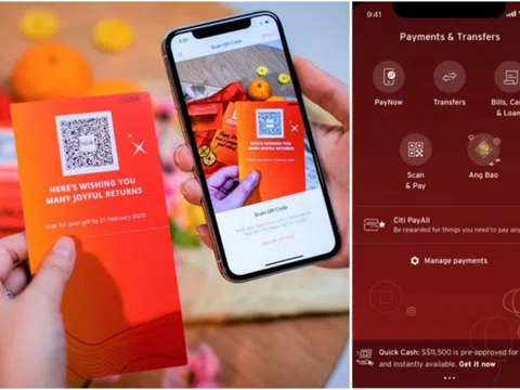 Singapore khuyến khích dùng lì xì điện tử, hạn chế đổi tiền mới