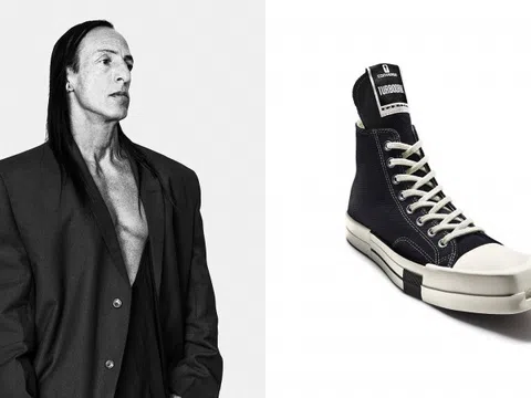 Rick Owens ra mắt giày lạ kết hợp cùng Converse