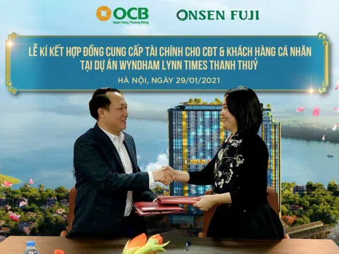 OCB ký kết hợp đồng tín dụng với Wyndham Lynn Times Thanh Thủy