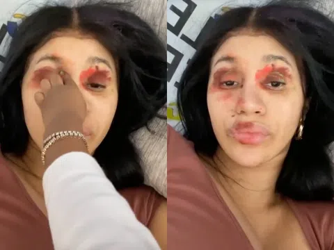 Cardi B khoe tác phẩm trang điểm của con gái