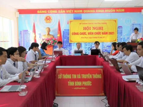 Bình Phước: Năm 2020, văn bản phát hành bằng hình thức điện tử của Sở Thông tin và Truyền thông chiếm 98,64%