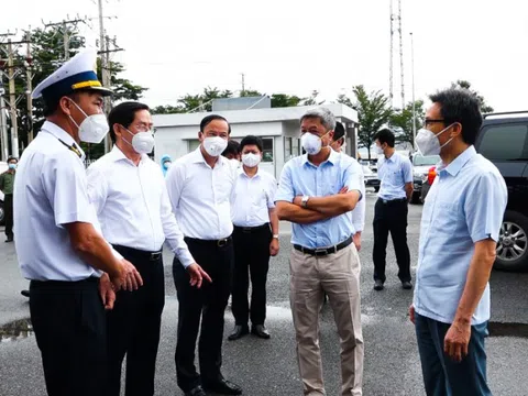 Phó Thủ tướng Chính phủ Vũ Đức Đam kiểm tra công tác phòng, chống dịch COVID-19 tại Bà Rịa - Vũng Tàu