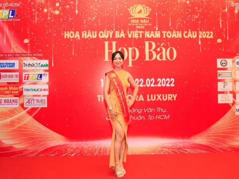 Cô giáo Hồ Cẩm Kim tham dự cuộc thi 'Hoa hậu Qúy bà Việt Nam Toàn cầu 2022'