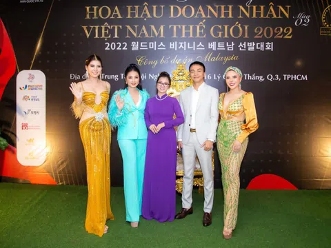 Dạ tiệc tri ân lộng lẫy của Hoa hậu Doanh nhân Việt Nam Thế giới 2022