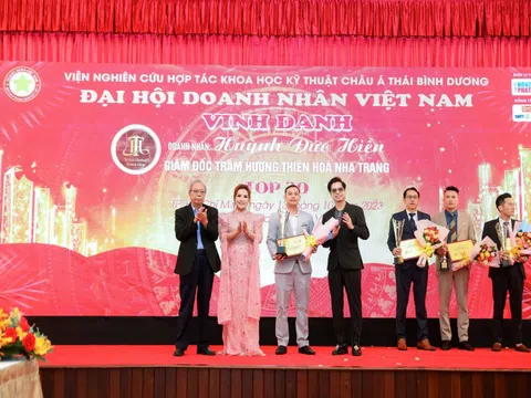 Đại hội doanh nhân Việt Nam 2023: Trầm hương Thiên Hòa được vinh danh top 20 thương hiệu xuất sắc