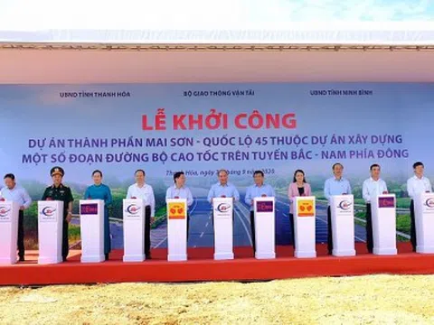 Thủ tướng Chính phủ Nguyễn Xuân Phúc dự lễ khởi công đường cao tốc Bắc - Nam