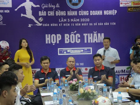 Bốc thăm chia bảng giải bóng đá “Báo chí đồng hành cùng doanh nghiệp” lần thứ 3