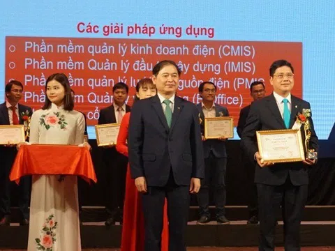 EVN nhận giải doanh nghiệp chuyển đổi số xuất sắc Việt Nam 2020