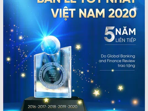 VietinBank lần thứ 5 liên tiếp vinh dự nhận giải thưởng “Ngân hàng Bán lẻ tốt nhất Việt Nam”