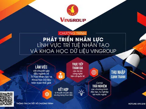 Vingroup đào tạo kỹ sư trí tuệ nhân tạo và khoa học dữ liệu