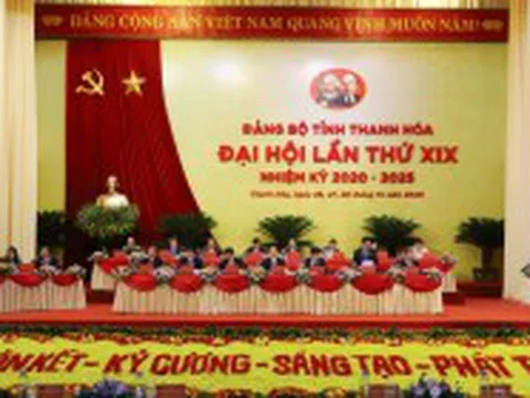 Chủ tịch Quốc hội Nguyễn Thị Kim Ngân dự Đại hội đại biểu Đảng bộ tỉnh Thanh Hóa lần thứ XIX