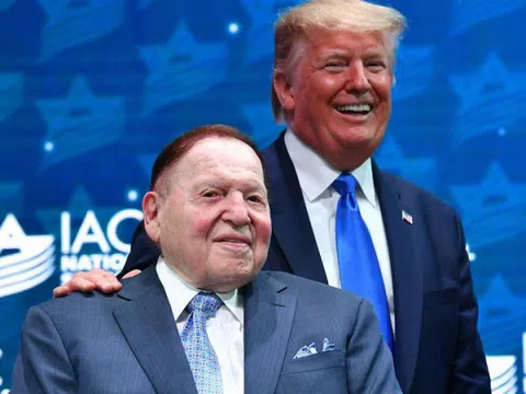 Ông trùm sòng bạc Adelson ủng hộ Tổng thống Trump số tiền kỷ lục