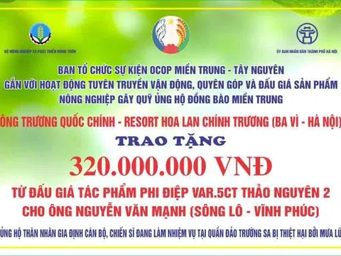 Tấm lòng vàng hướng về đồng bào miền Trung