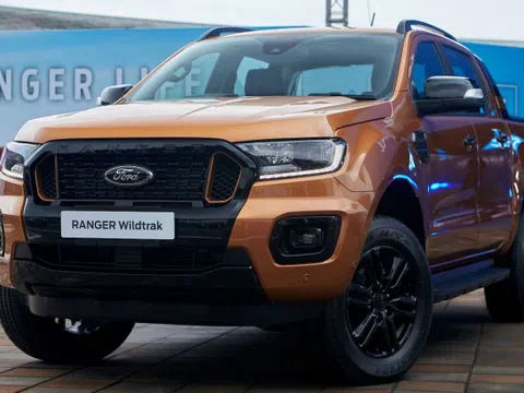 Ford Ranger 2021 được nâng cấp ngoại hình