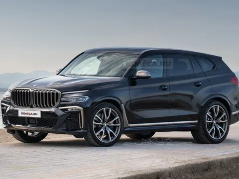 Ảnh phác thảo thiết kế BMW X8 2021