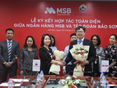 MSB hợp tác toàn diện với Tập đoàn Bảo Sơn