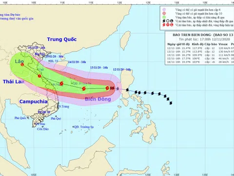 Công điện của Thủ tướng về việc tập trung ứng phó với bão số 13