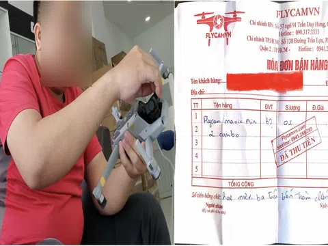 Hệ thống cửa hàng FLYCAMVN buôn bán các mặt hàng không rõ nguồn gốc?