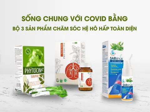 CHĂM SÓC VÀ BẢO VỆ HỆ HÔ HẤP KHỎE MẠNH VỚI BỘ 3 SẢN PHẨM MANG THƯƠNG HIỆU PHYTOCINE ĐỂ SỐNG CHUNG AN TOÀN VỚI ĐẠI DỊCH