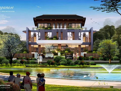 Phong cách kiến trúc Nhật Bản trong BST "999 Luxury Villa Styles" của công ty SVA