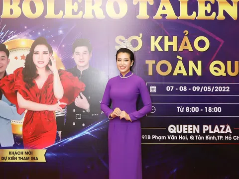 Á hậu Nguyễn Thị Lan Hương ngồi ghế nóng Bolero Talent 2022